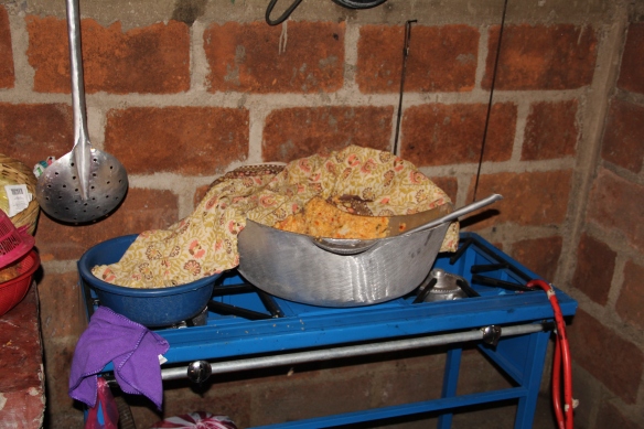 A new stove with new pots and cooking utensils are now at both of the churches. 